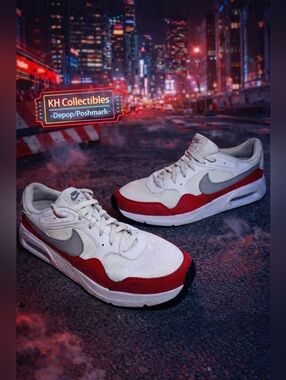 Nike Air Max SC White University Red - Size 13 (CW4555-107)